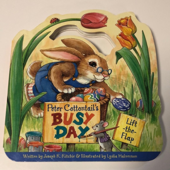 Peter Cottontail Lift the Flap Board Book & The Night Before Eas… - Picture 2 of 11